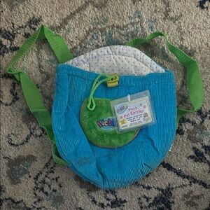 Blue and Green Webkinz Pet Carrier